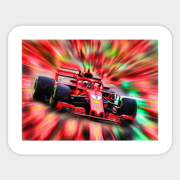 Kimi Raikkonen Sticker by DeVerviers